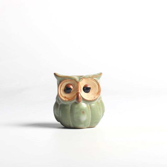 Owl-shaped Flower Pot for Home/Garden/Office Decoration