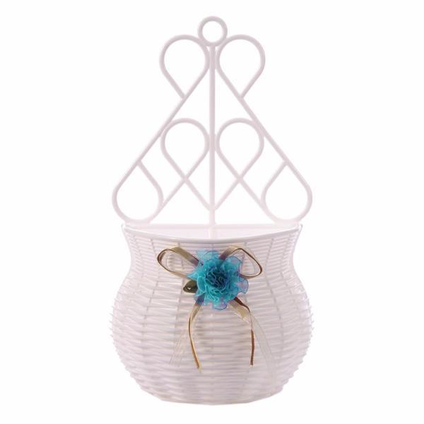 Handmade Flower Basket wall mount vase