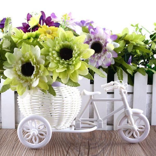 Tricycle Bike Design Flower Basket