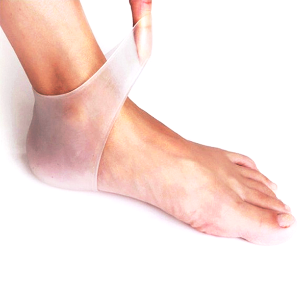 Silicone Gel Heel and Ankle Sleeve for Plantar Fasciitis-Rama Deals