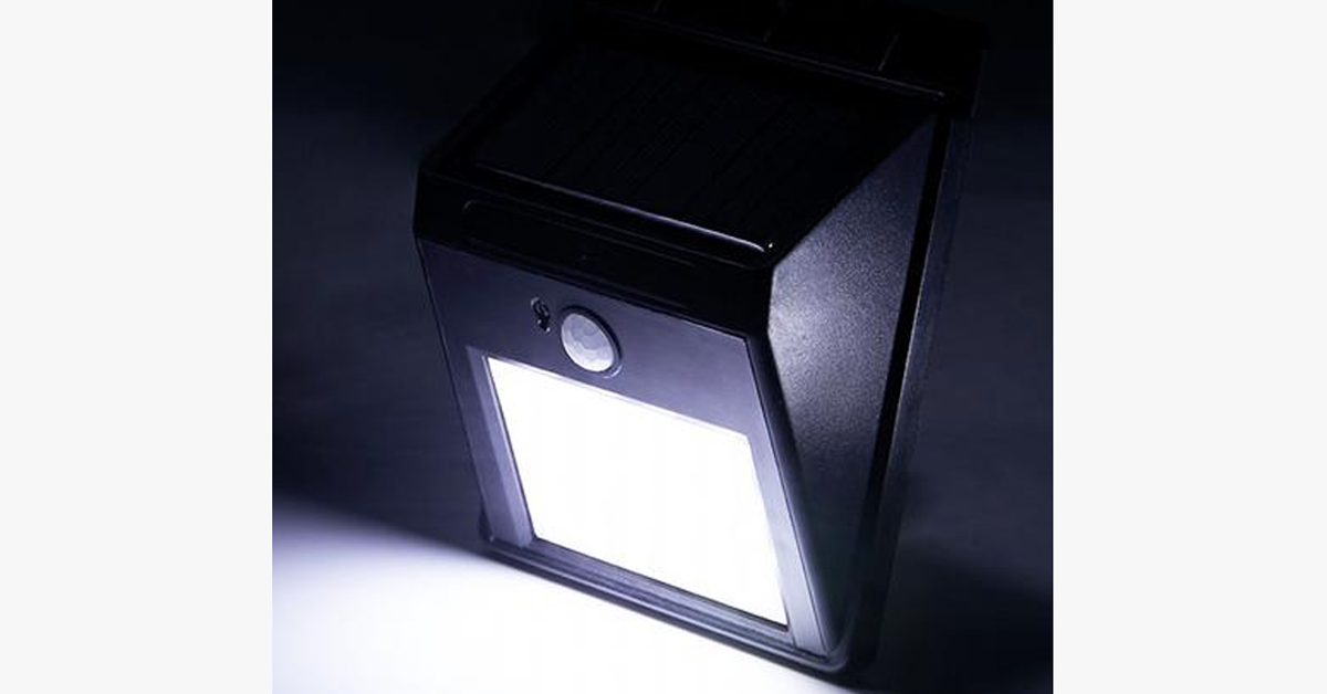 LED Solar-Powered Motion Sensor Security Light - 2 Pack